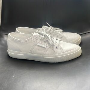 Superga White Canvas Sneakers